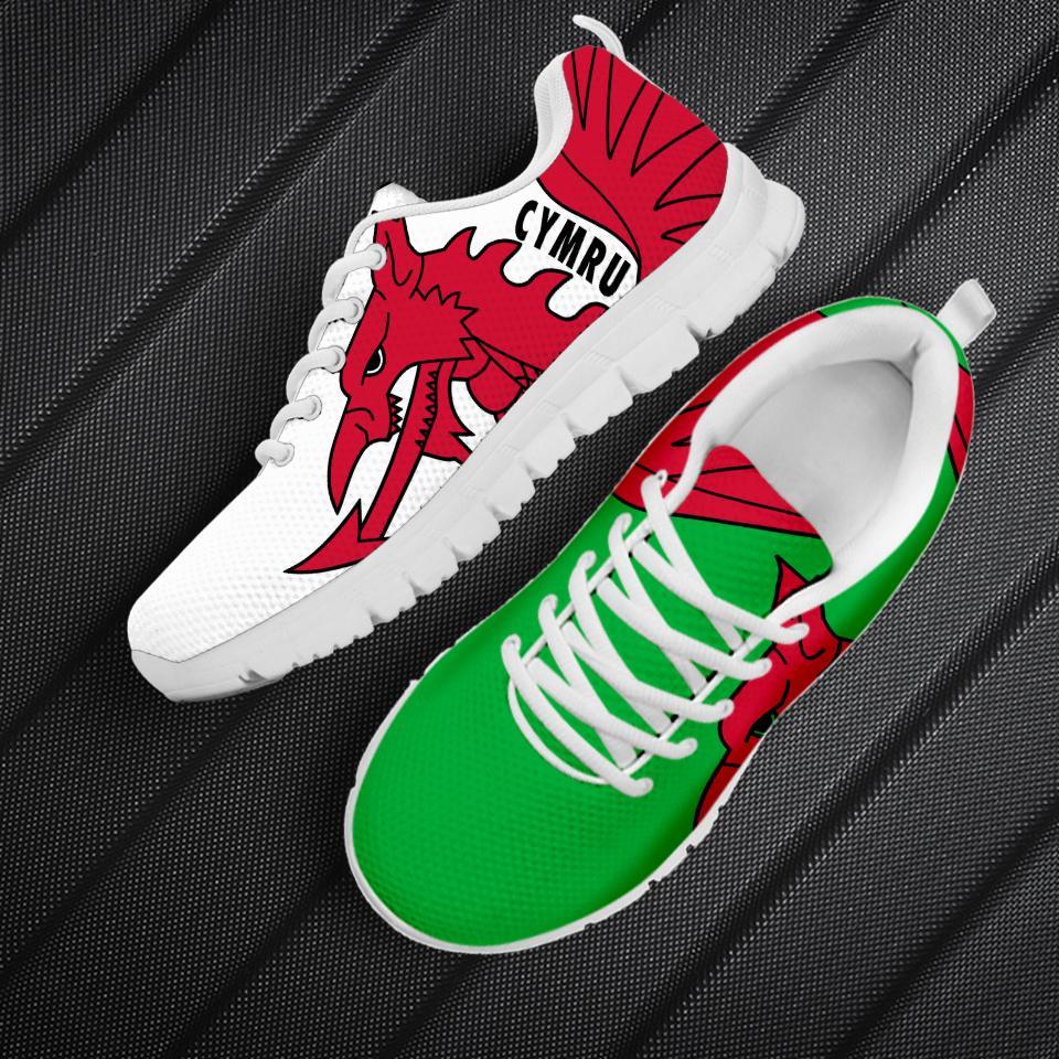 Wales Sneakers - Y Ddraig Goch - Vibe Hoodie Shop
