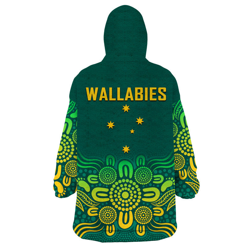 Australia Rugby Wallabies Wearable Blanket Hoodie - Vibe Hoodie Shop