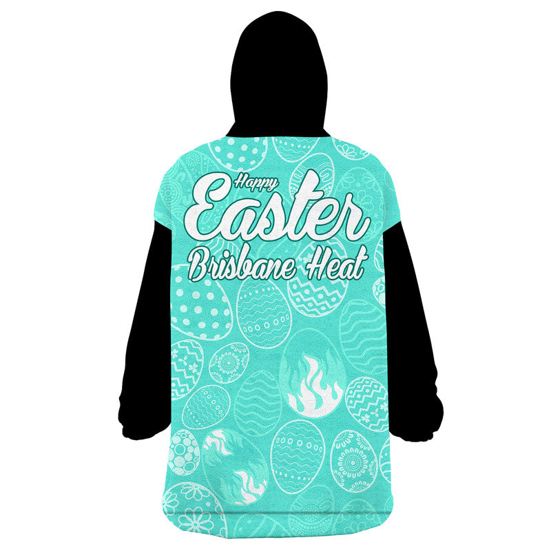 Brisbane Heat Cricket Happy Easter Day Wearable Blanket Hoodie Simple Style - Vibe Hoodie Shop