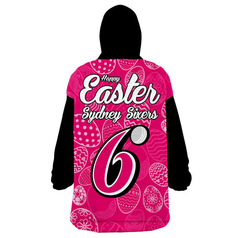 Sydney Sixers Cricket Happy Easter Day Wearable Blanket Hoodie Simple Style - Vibe Hoodie Shop