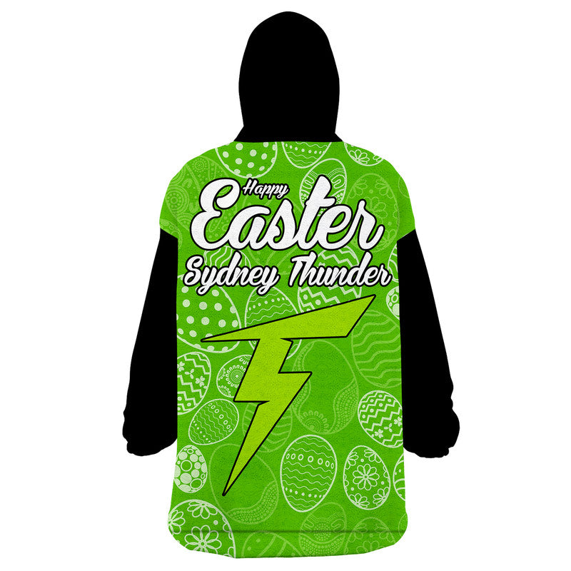 Sydney Thunder Cricket Happy Easter Day Wearable Blanket Hoodie Simple Style - Vibe Hoodie Shop