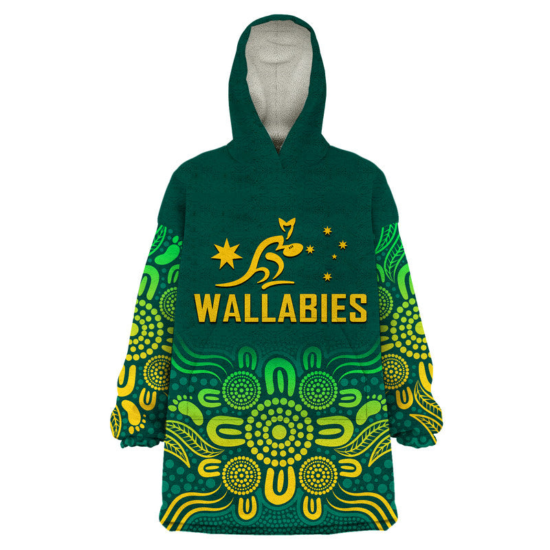 Australia Rugby Wallabies Wearable Blanket Hoodie - Vibe Hoodie Shop