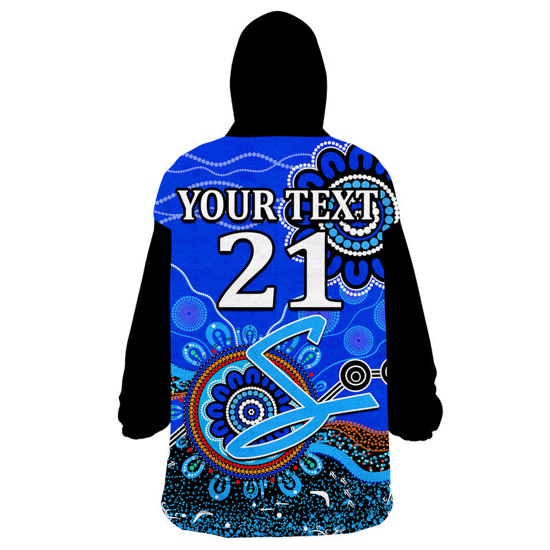 (Custom Personalised) Adelaide Strikers Wearable Blanket Hoodie Cricket Indigenous Aboriginal - Vibe Hoodie Shop