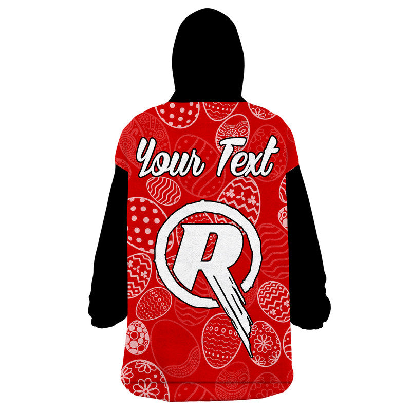 (Custom Personalised) Melbourne Renegades Cricket Happy Easter Day Wearable Blanket Hoodie Simple Style - Vibe Hoodie Shop