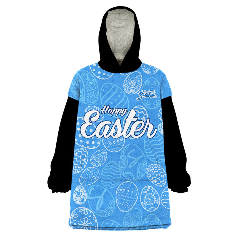 (Custom Personalised) Adelaide Strikers Cricket Happy Easter Day Wearable Blanket Hoodie Simple Style - Vibe Hoodie Shop