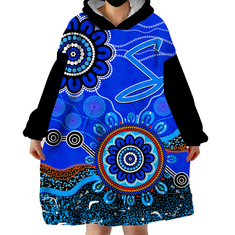 Adelaide Strikers Wearable Blanket Hoodie Cricket Indigenous Aboriginal - Vibe Hoodie Shop