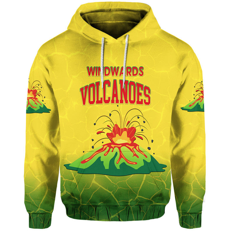 (Custom Personalised) Windwards Cricket Volcanoes Zip Up And Pullover Hoodie Simple Style LT8 - Vibe Hoodie Shop