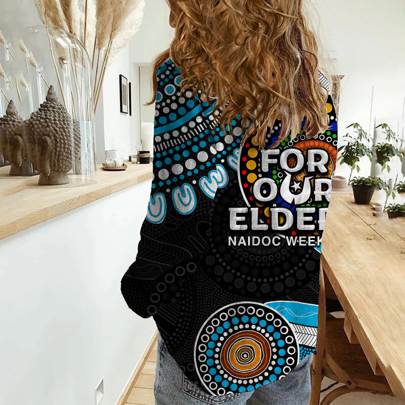 Sharks Rugby Casual Shirt NAIDOC 2023 Aboriginal - Vibe Hoodie Shop