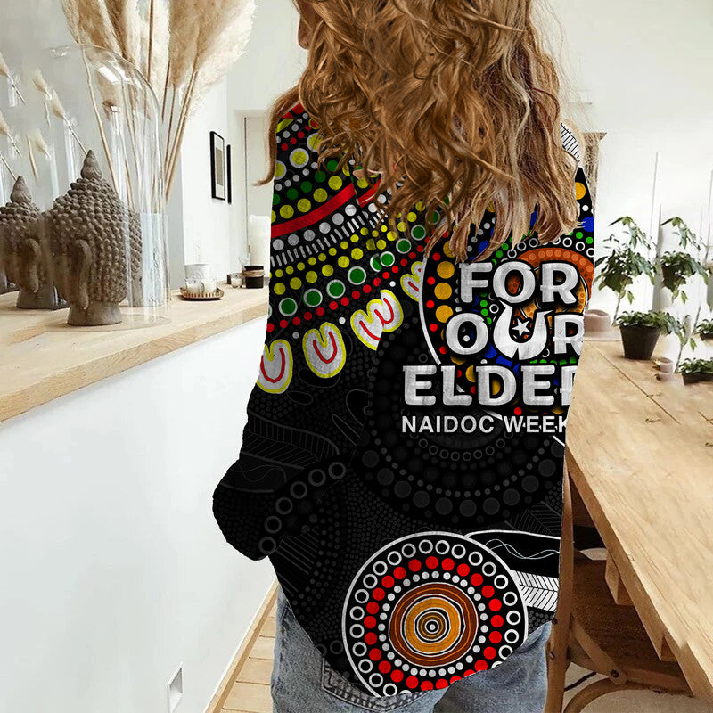 Panthers Rugby Casual Shirt NAIDOC 2023 Aboriginal - Vibe Hoodie Shop