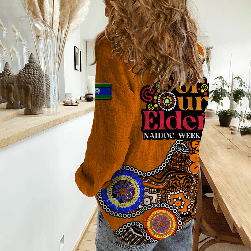 Perth Scorchers Cricket Casual Shirt NAIDOC 2023 Patterns - Vibe Hoodie Shop