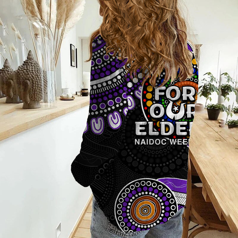 Hobart Hurricanes Cricket Casual Shirt NAIDOC 2023 Aboriginal - Vibe Hoodie Shop