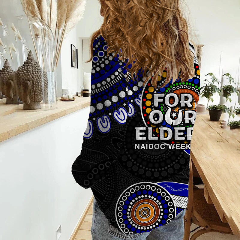 Bulldogs Rugby Casual Shirt NAIDOC 2023 Aboriginal - Vibe Hoodie Shop