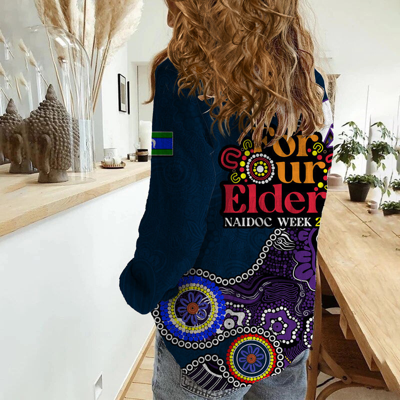 Storm Rugby Casual Shirt NAIDOC 2023 Patterns - Vibe Hoodie Shop