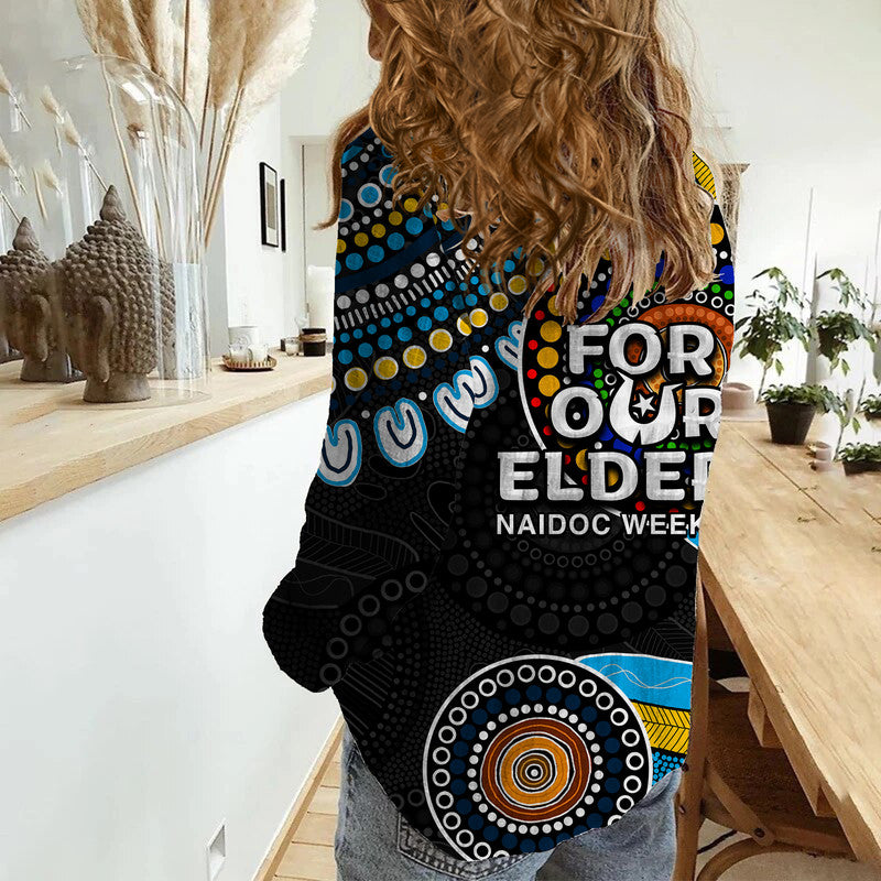 Titans Rugby Casual Shirt NAIDOC 2023 Aboriginal - Vibe Hoodie Shop