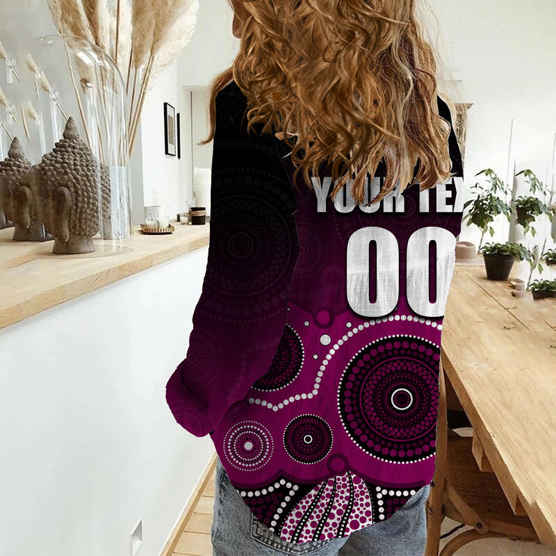 (Custom Personalised And Number) Super Rugby Queensland Reds Casual Shirt - Vibe Hoodie Shop