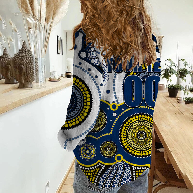 (Custom Personalised And Number) Cowboys Rugby Casual Shirt Aboriginal - Vibe Hoodie Shop