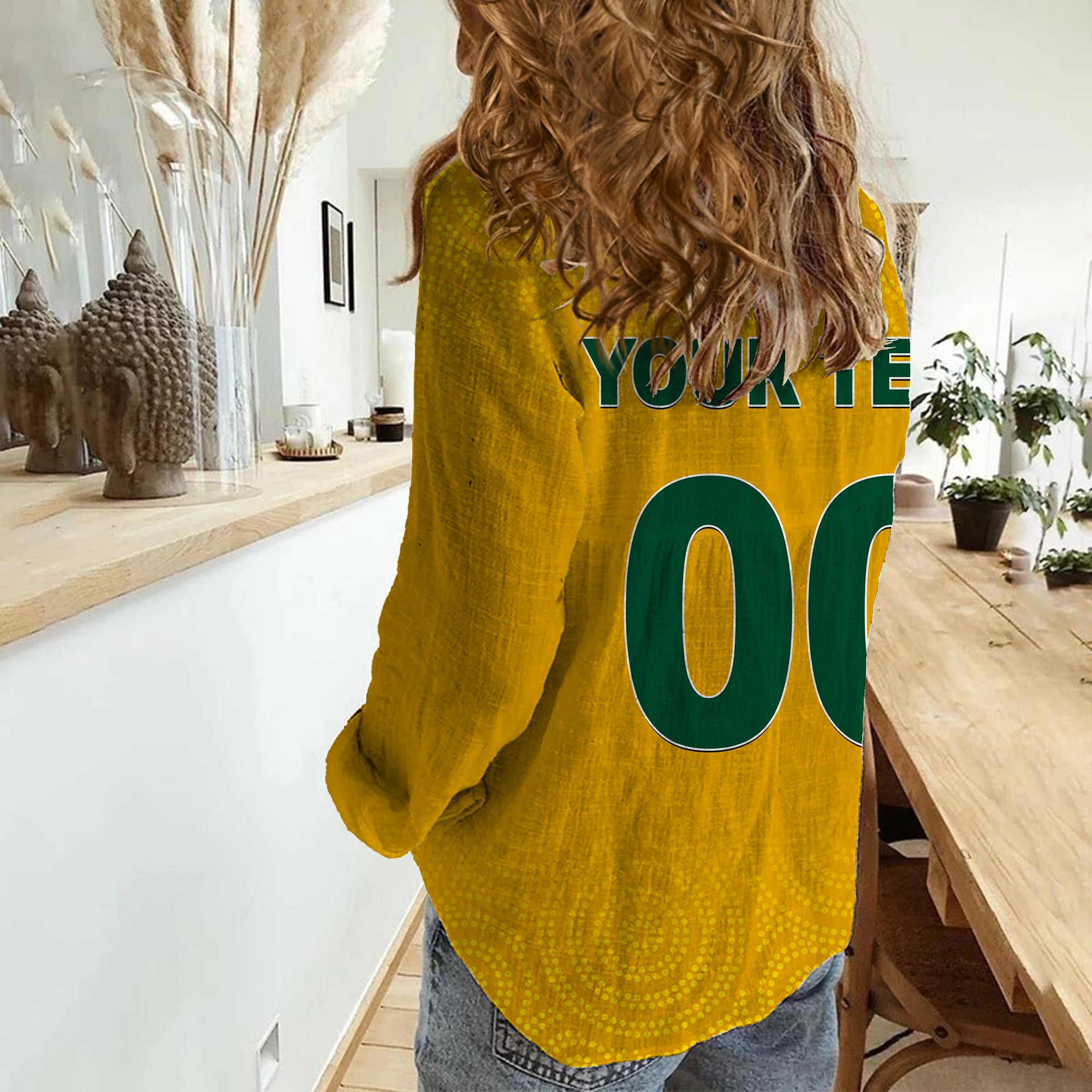 (Custom Personalised And Number) Australia Jillaroos Rugby Casual Shirt Women World Cup 2022 - Vibe Hoodie Shop