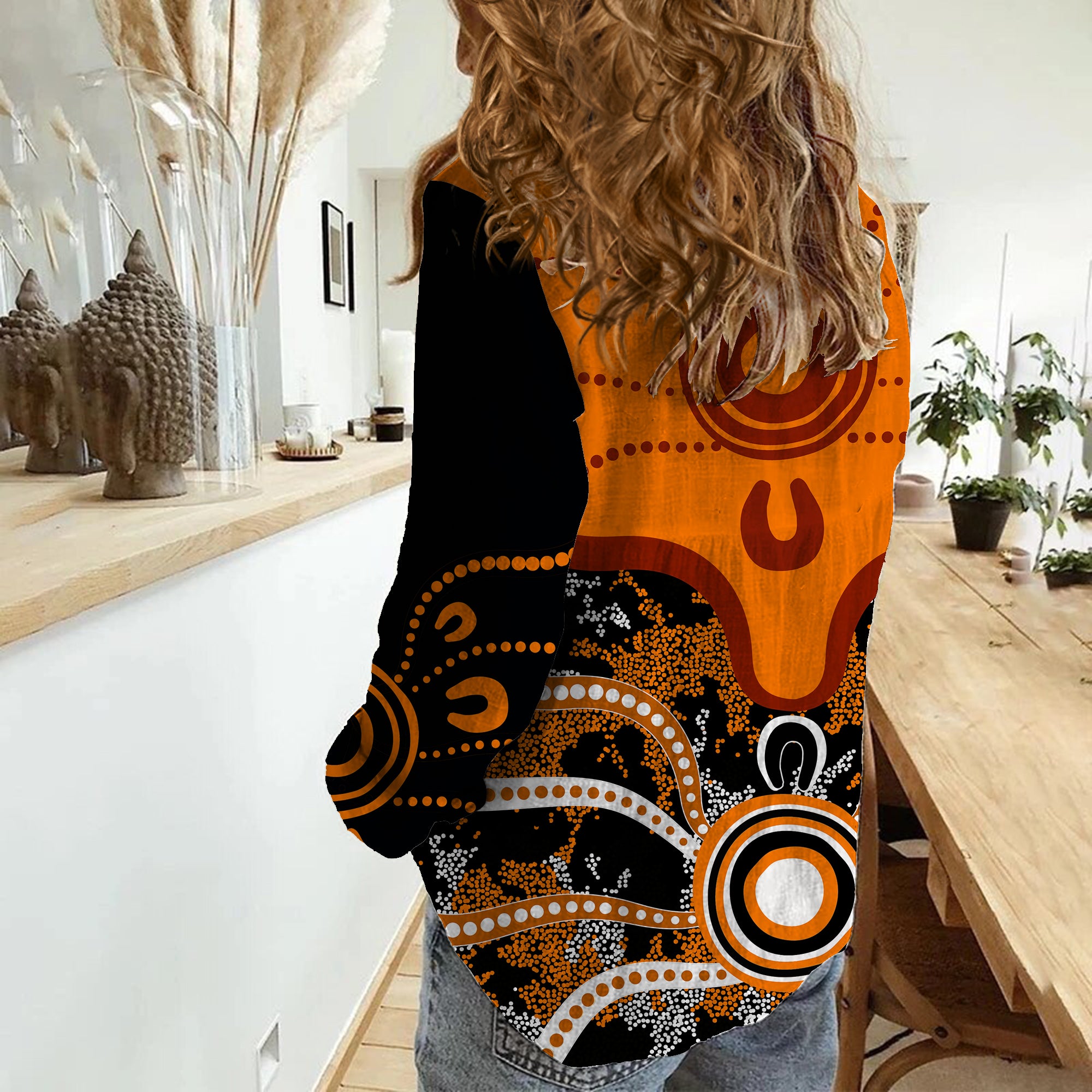 Perth Scorchers Casual shirt Cricket Dot Aboriginal - Vibe Hoodie Shop