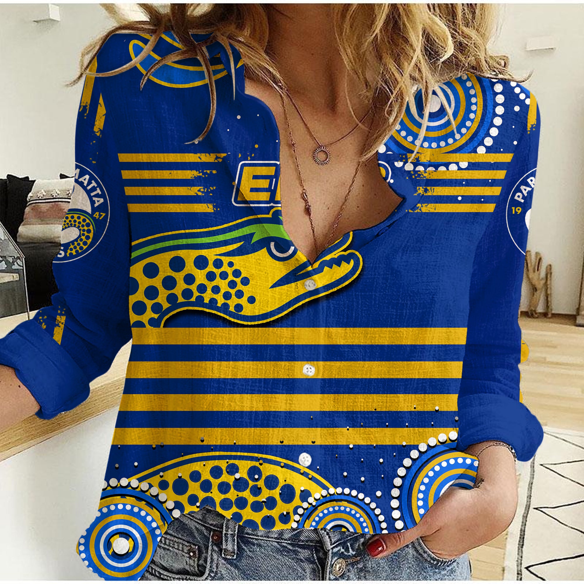 Eels Rugby Champions 2022 Casual Shirt - Vibe Hoodie Shop