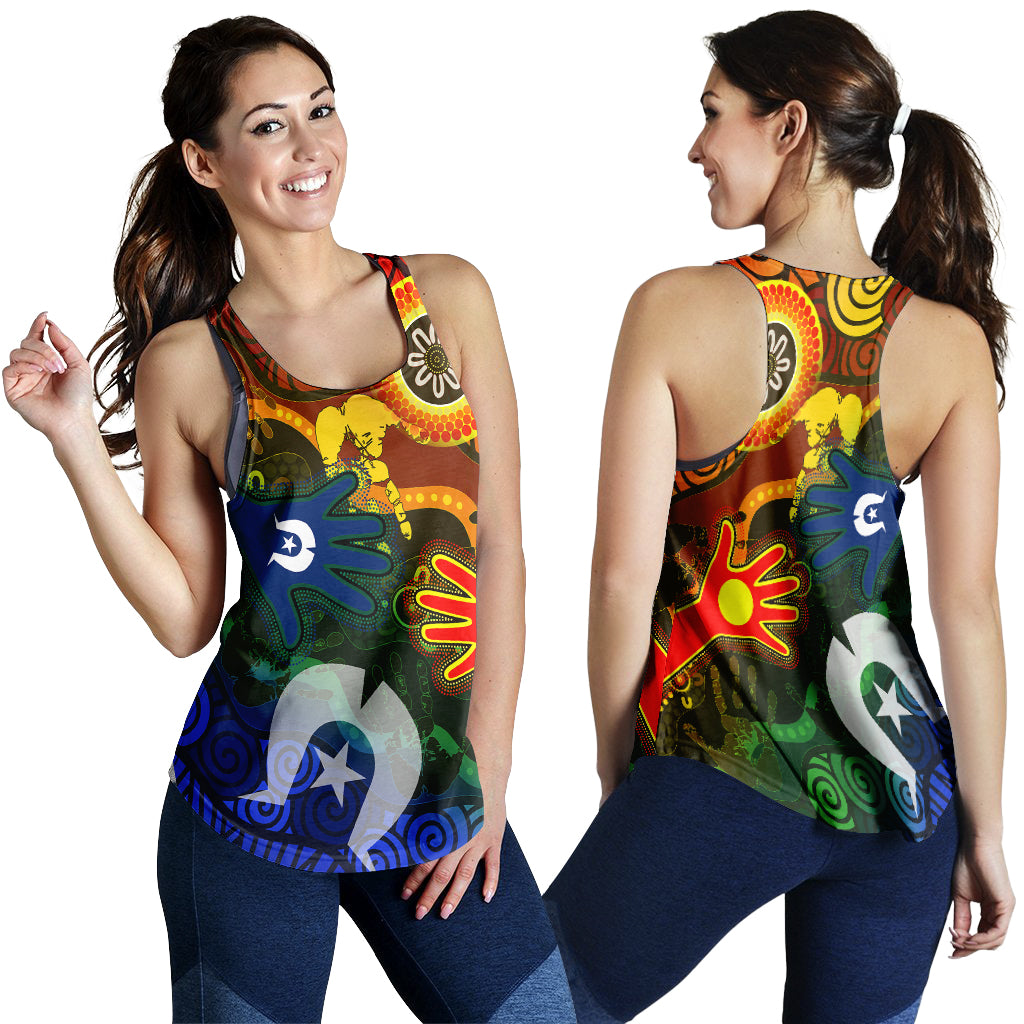 Aboriginal and Torres Strait Islander Peoples Women Tank Top - - Vibe Hoodie Shop