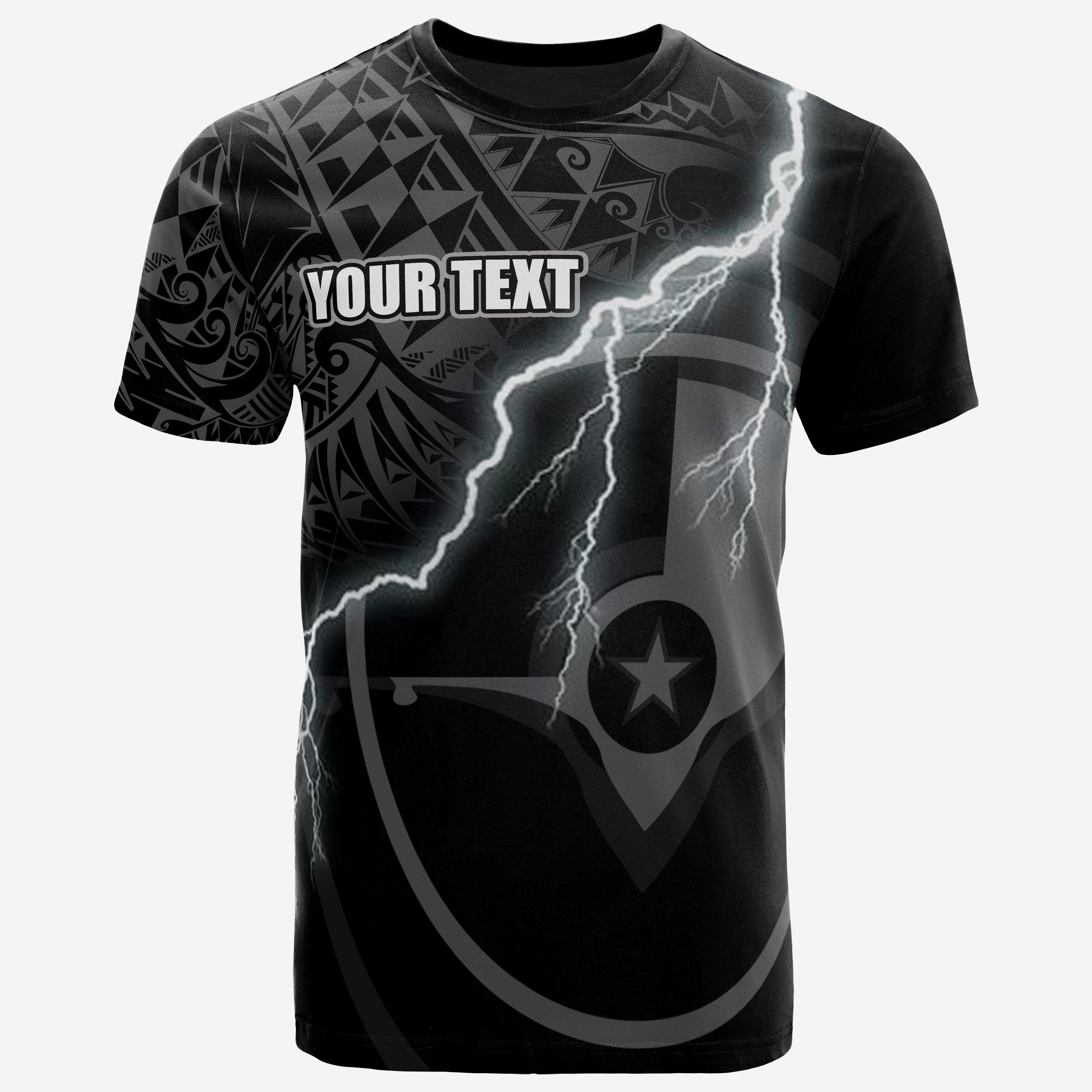 Vibe Hoodie Yap Polynesian Custom Personalised T shirt - Yap Flag Lighting Thunder - Vibe Hoodie Shop