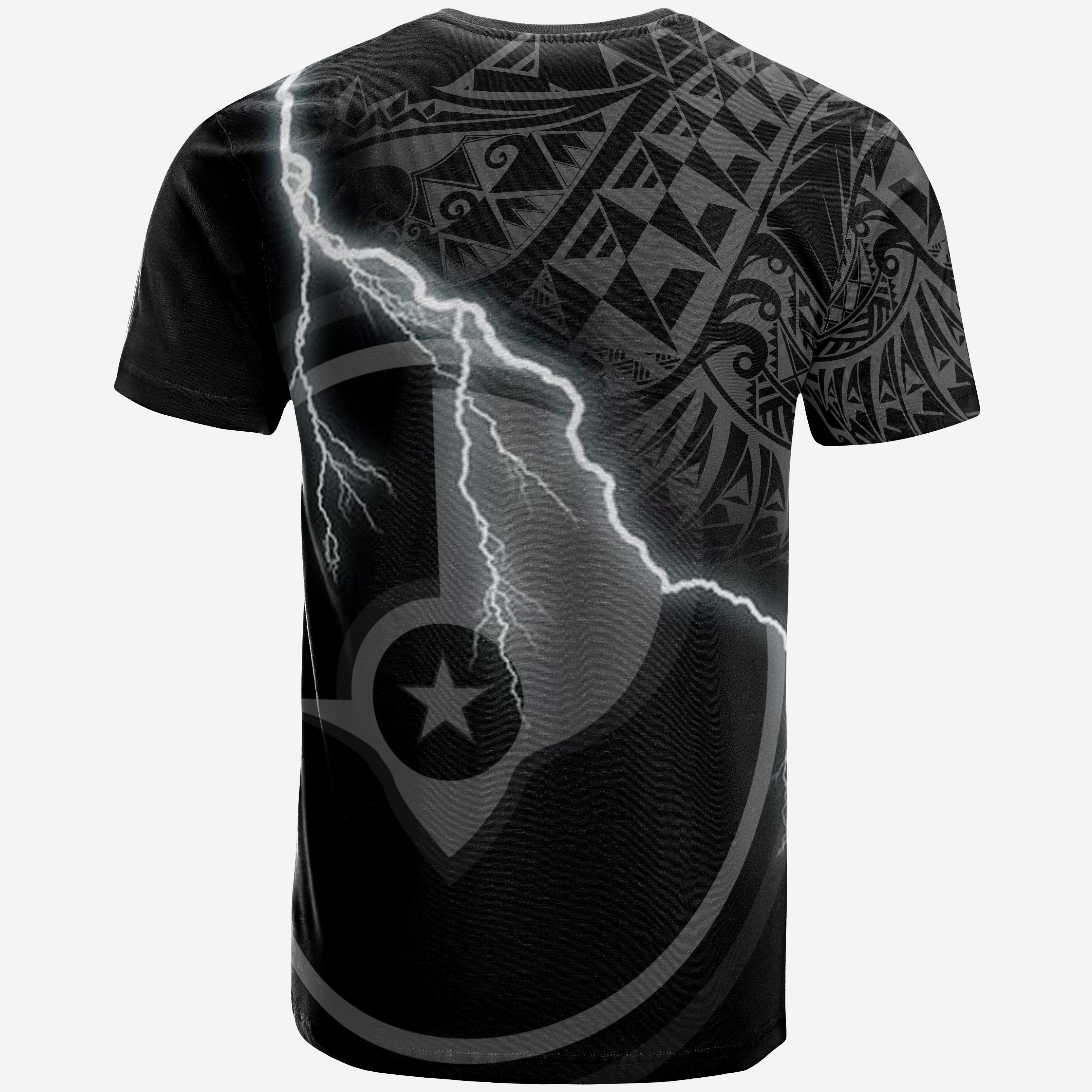 Vibe Hoodie Yap Polynesian Custom Personalised T shirt - Yap Flag Lighting Thunder - Vibe Hoodie Shop