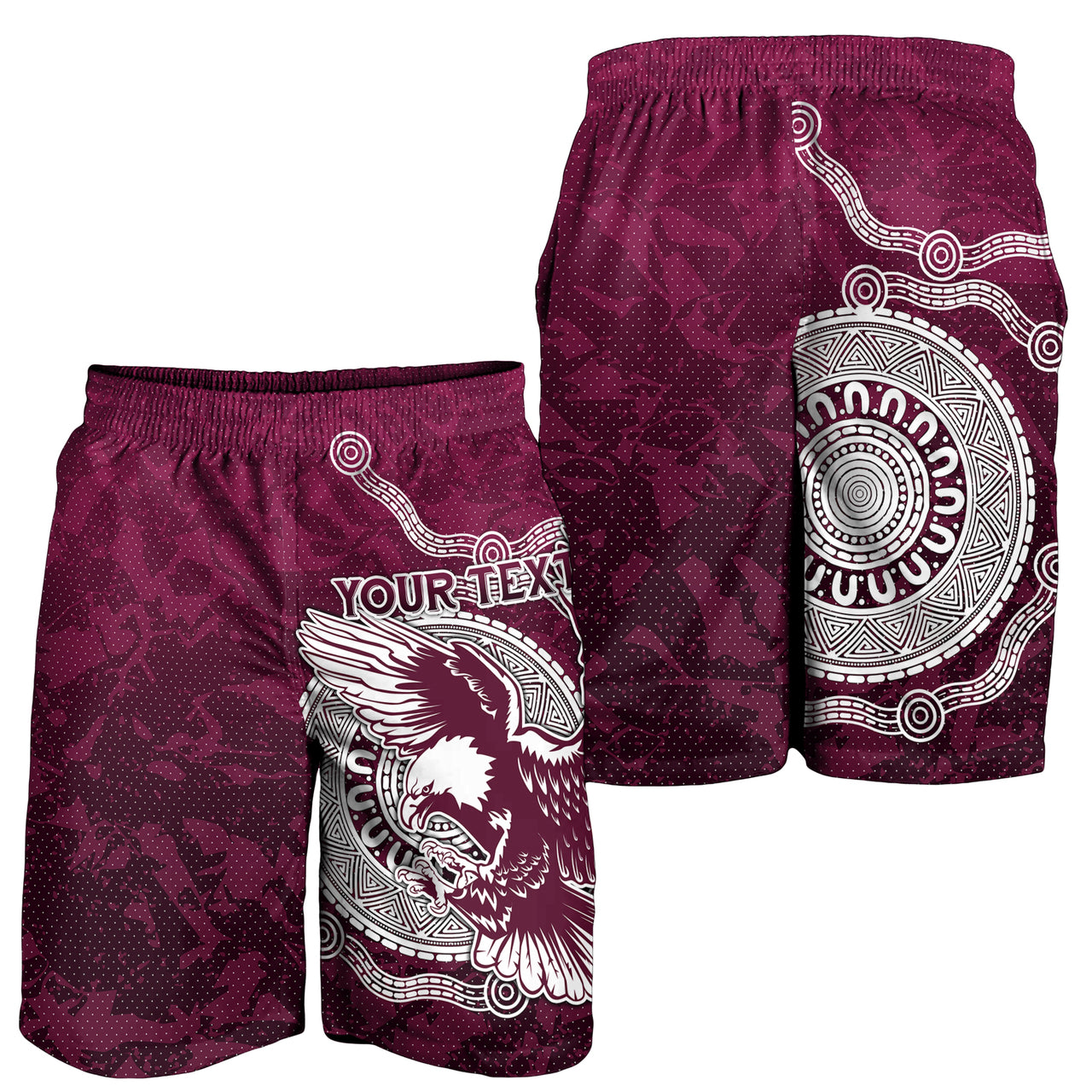 Sea Eagles Rugby Men Shorts - Custom Super Eagles Men Shorts RLT13 - Vibe Hoodie Shop