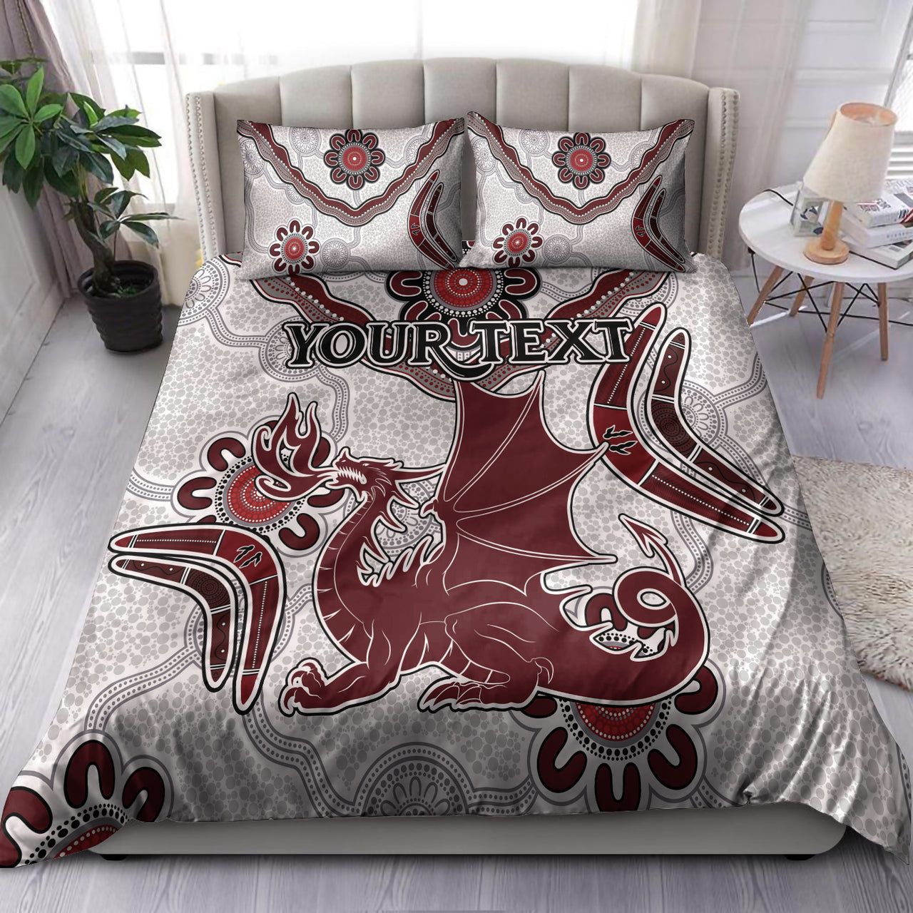 St.George Rugby Bedding Set - Custom Aboriginal St. George Bedding Set RLT13 - Vibe Hoodie Shop