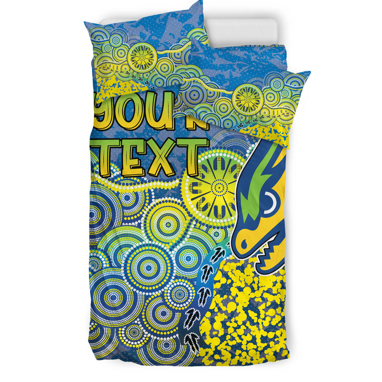 Eels Rugby Bedding Set - Custom Super Eels Bedding Set RLT13 - Vibe Hoodie Shop