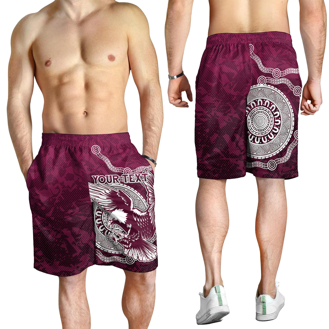 Sea Eagles Rugby Men Shorts - Custom Super Eagles Men Shorts RLT13 - Vibe Hoodie Shop