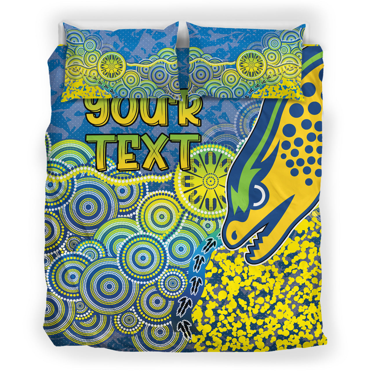 Eels Rugby Bedding Set - Custom Super Eels Bedding Set RLT13 - Vibe Hoodie Shop