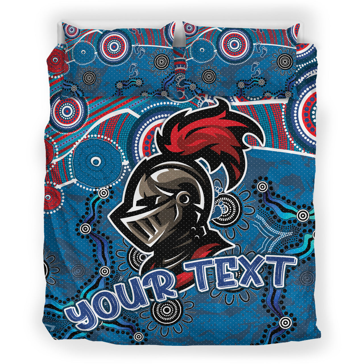 Knights Rugby Bedding Set - Custom Super Knights Bedding Set RLT13 - Vibe Hoodie Shop