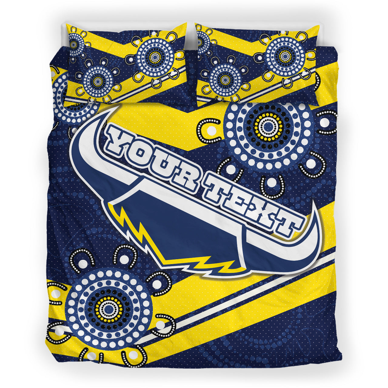 Cowboys Rugby Bedding Set - Custom Aussie Cowboys Bedding Set RLT13 - Vibe Hoodie Shop
