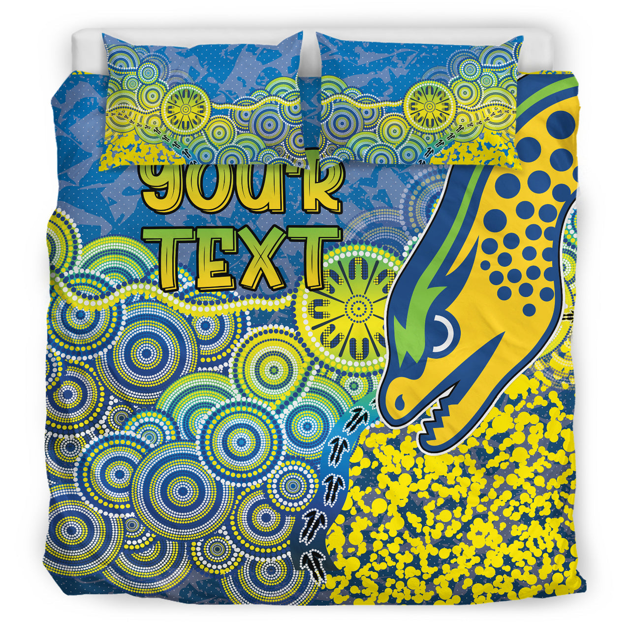 Eels Rugby Bedding Set - Custom Super Eels Bedding Set RLT13 - Vibe Hoodie Shop