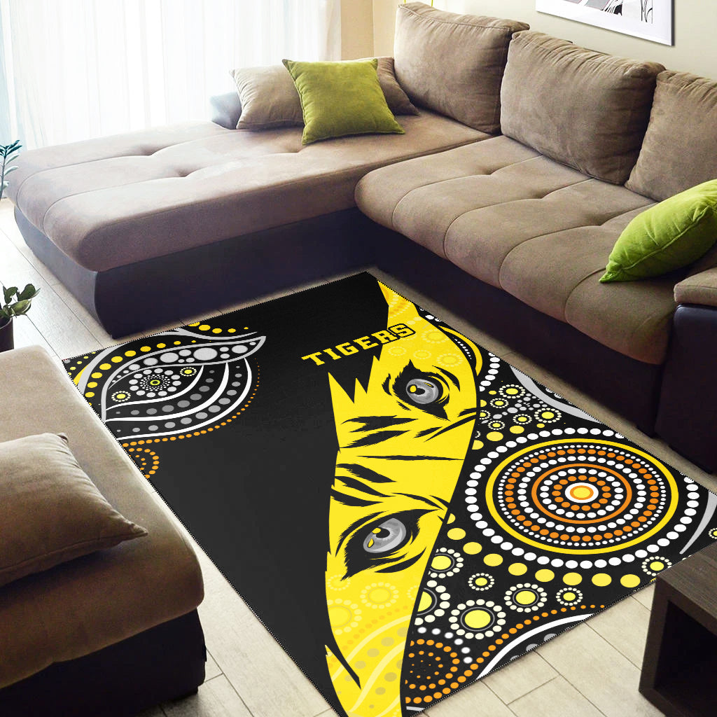 Richmond Indigenous Area Rug Tigers Football - Vibe Hoodie Shop