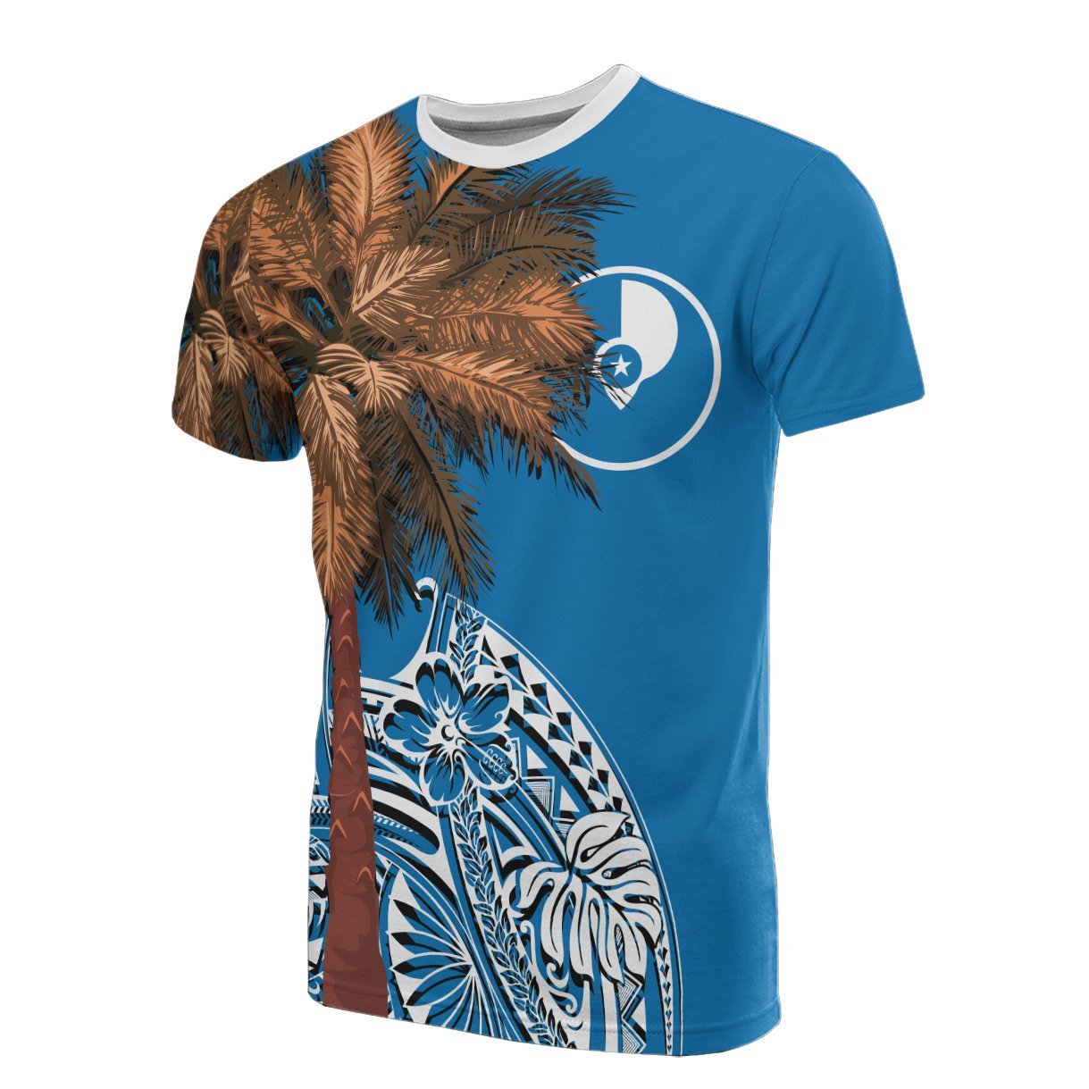 Vibe Hoodie Yap T shirt - Micronesian Palm Tree Flag - Vibe Hoodie Shop