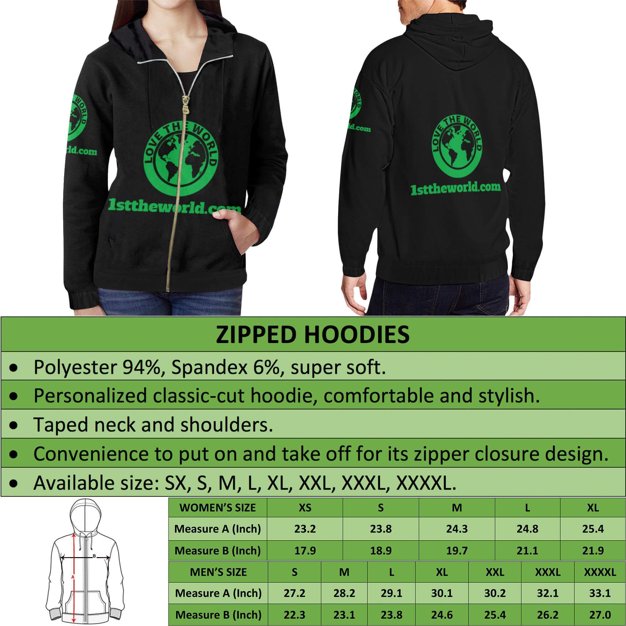 Tonga Zip Hoodie The Beige Hibiscus - Vibe Hoodie Shop