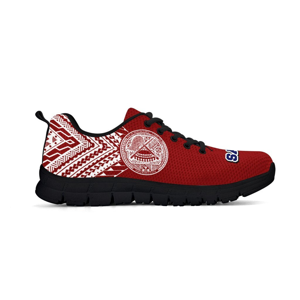 American Samoa Athletic Sneakers (Red Version) - Vibe Hoodie Shop