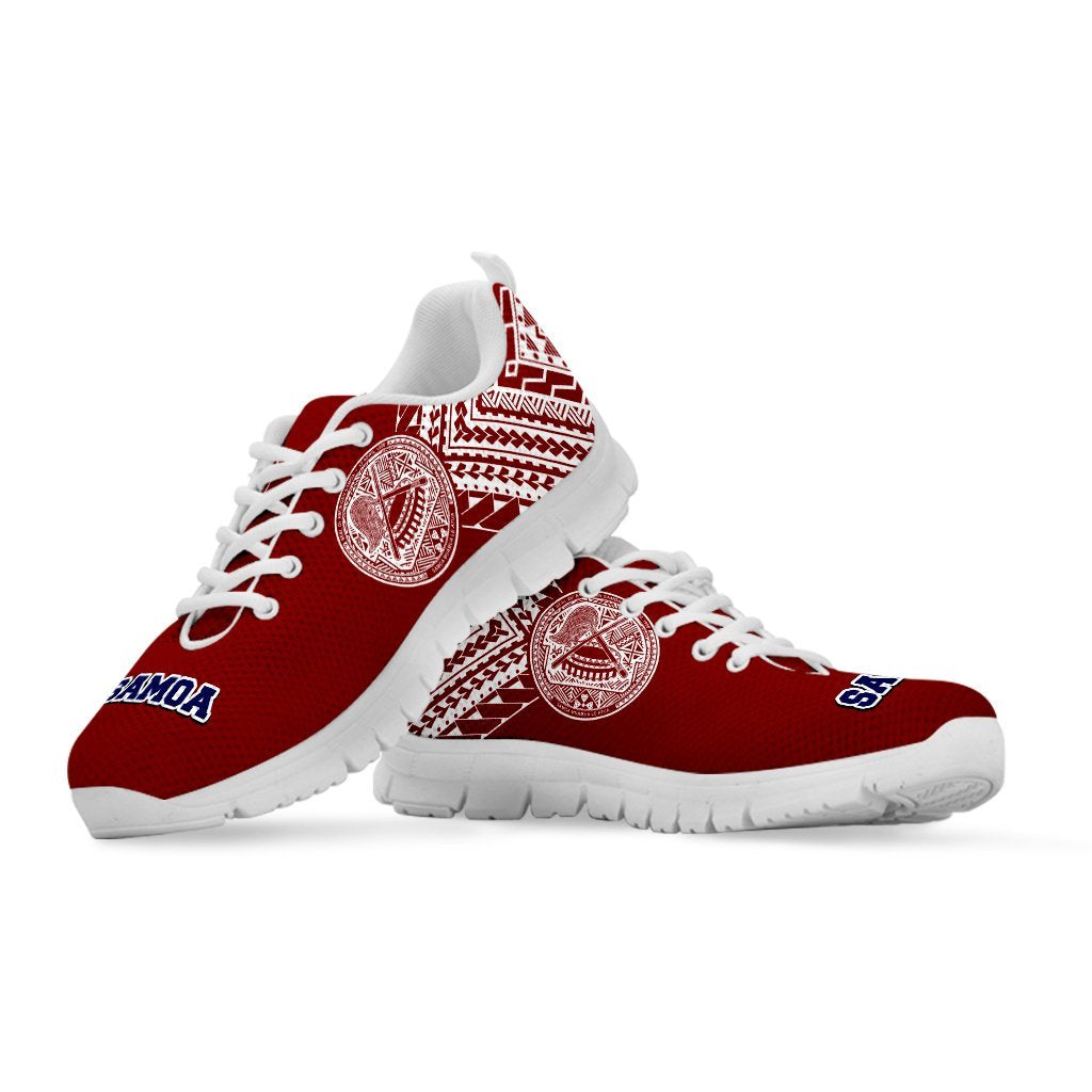 American Samoa Athletic Sneakers (Red Version) - Vibe Hoodie Shop