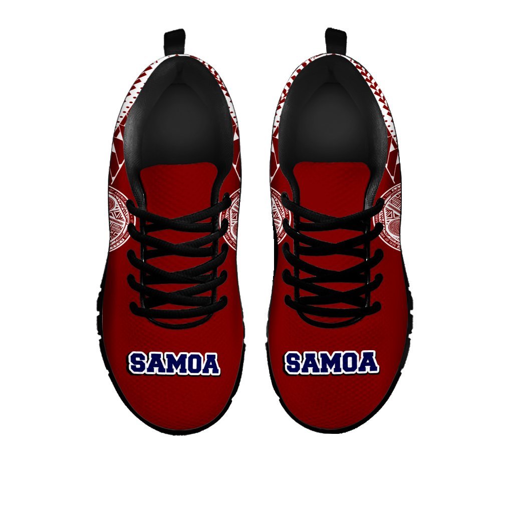 American Samoa Athletic Sneakers (Red Version) - Vibe Hoodie Shop