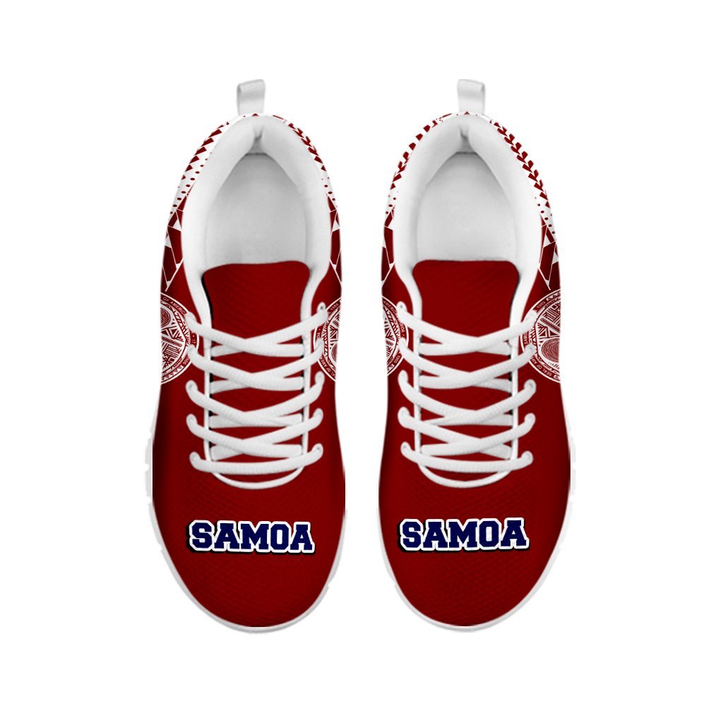 American Samoa Athletic Sneakers (Red Version) - Vibe Hoodie Shop