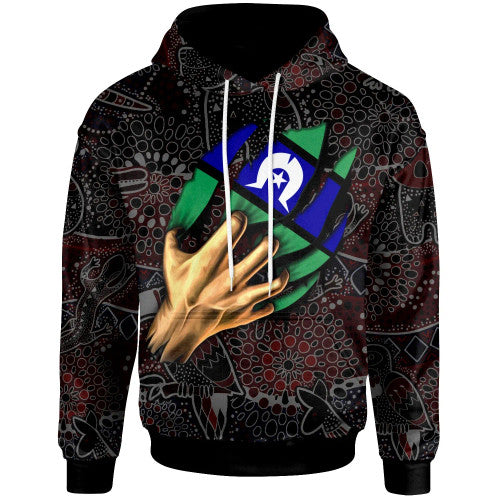 Australia Torres Strait Islands Inspired Hoodie - Torres Strait Blood In Me - Vibe Hoodie Shop