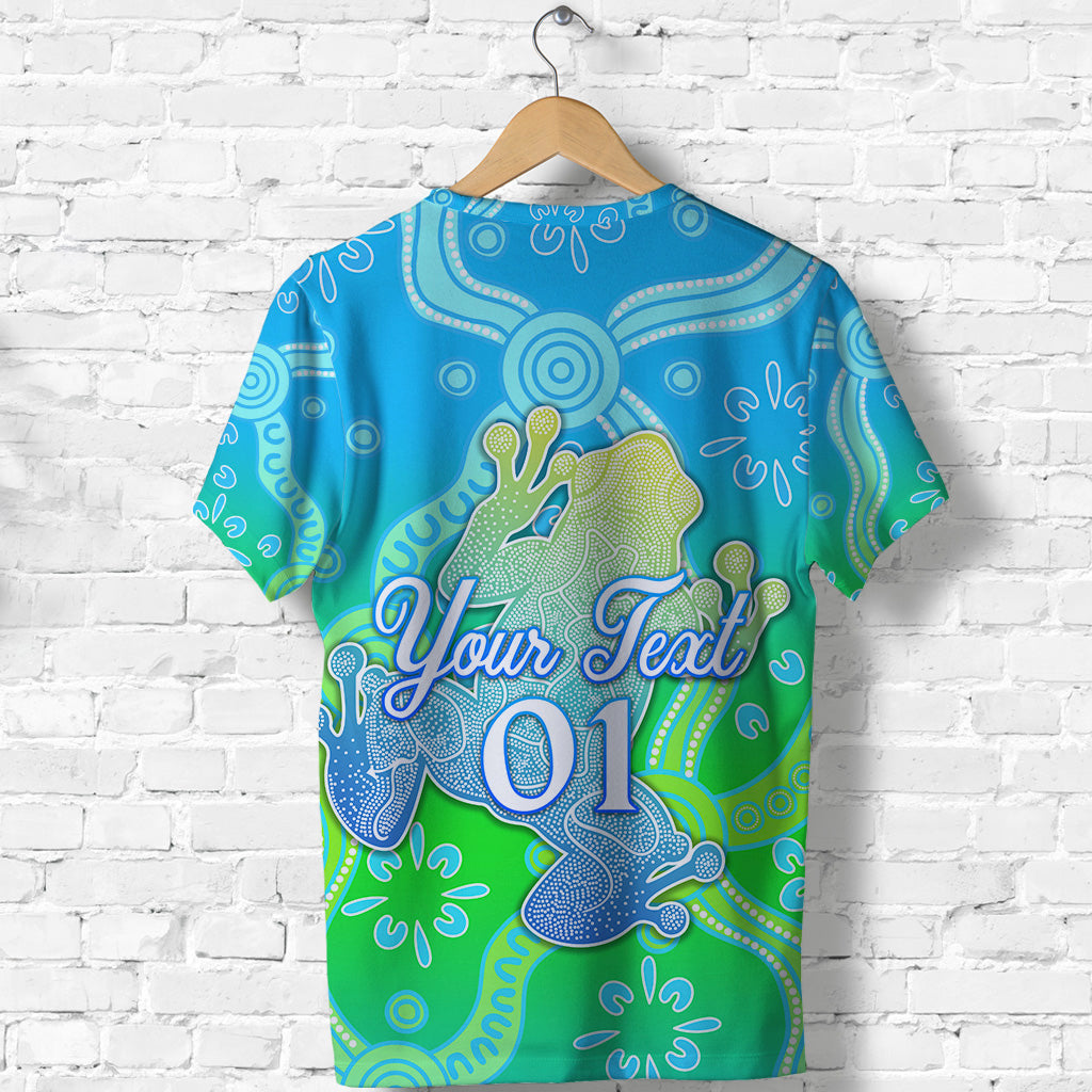 (Custom Personalised) Aboriginal Frog T shirt Indigenous Simple Vibes - Vibe Hoodie Shop