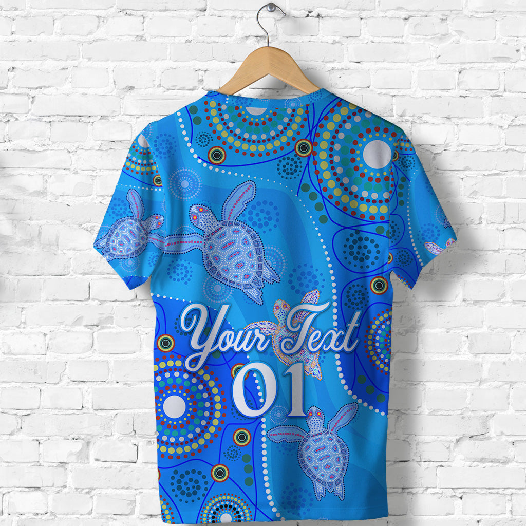 (Custom Personalised) Aboriginal Art Turtle T shirt Indigenous Simple Vibes - Vibe Hoodie Shop