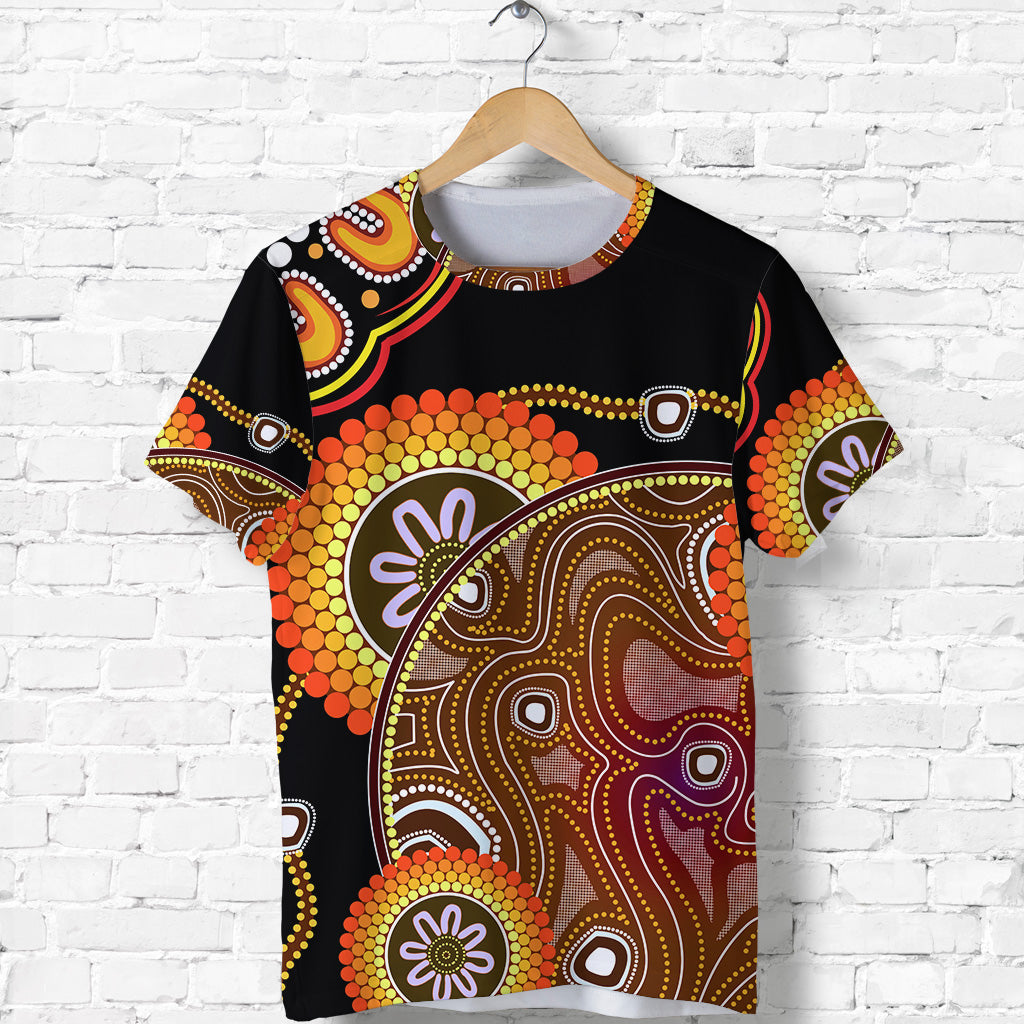 Aboriginal T shirt Sun Rise Indigenous Vibes - Vibe Hoodie Shop
