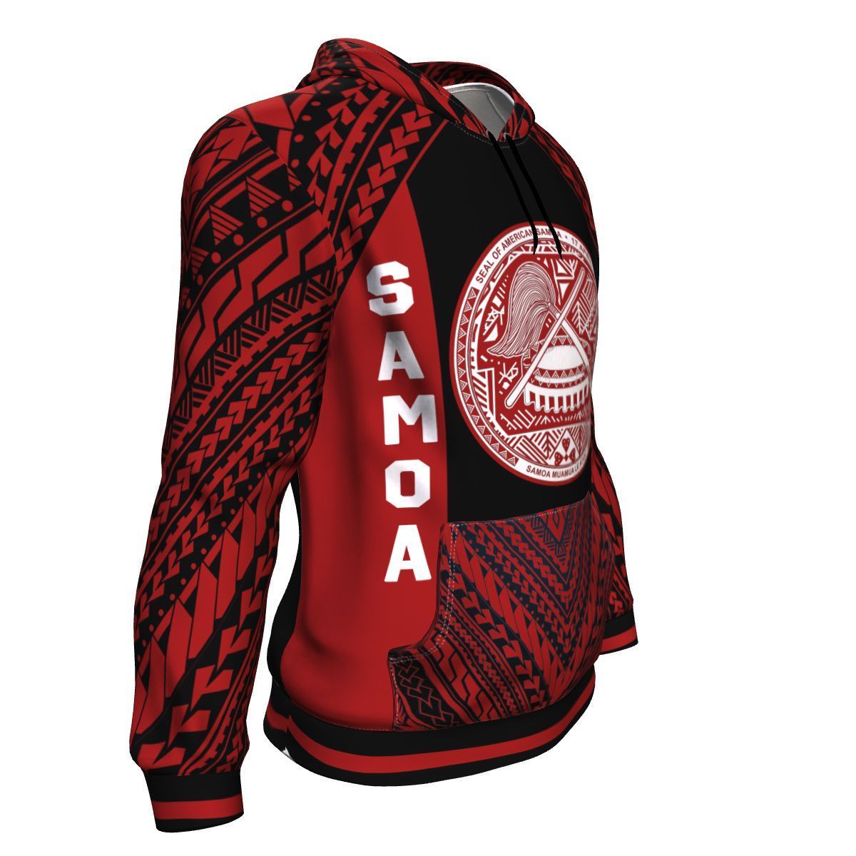 Seal Of American Samoa All Over Hoodie - Vibe Hoodie Shop