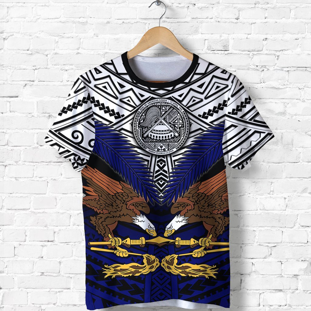 Seal of American Samoa T shirt Eagle - Vibe Hoodie Shop