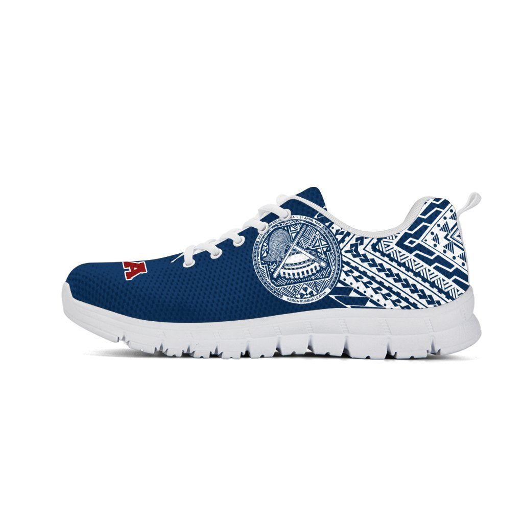 American Samoa Athletic Sneakers (Blue Version) - Vibe Hoodie Shop