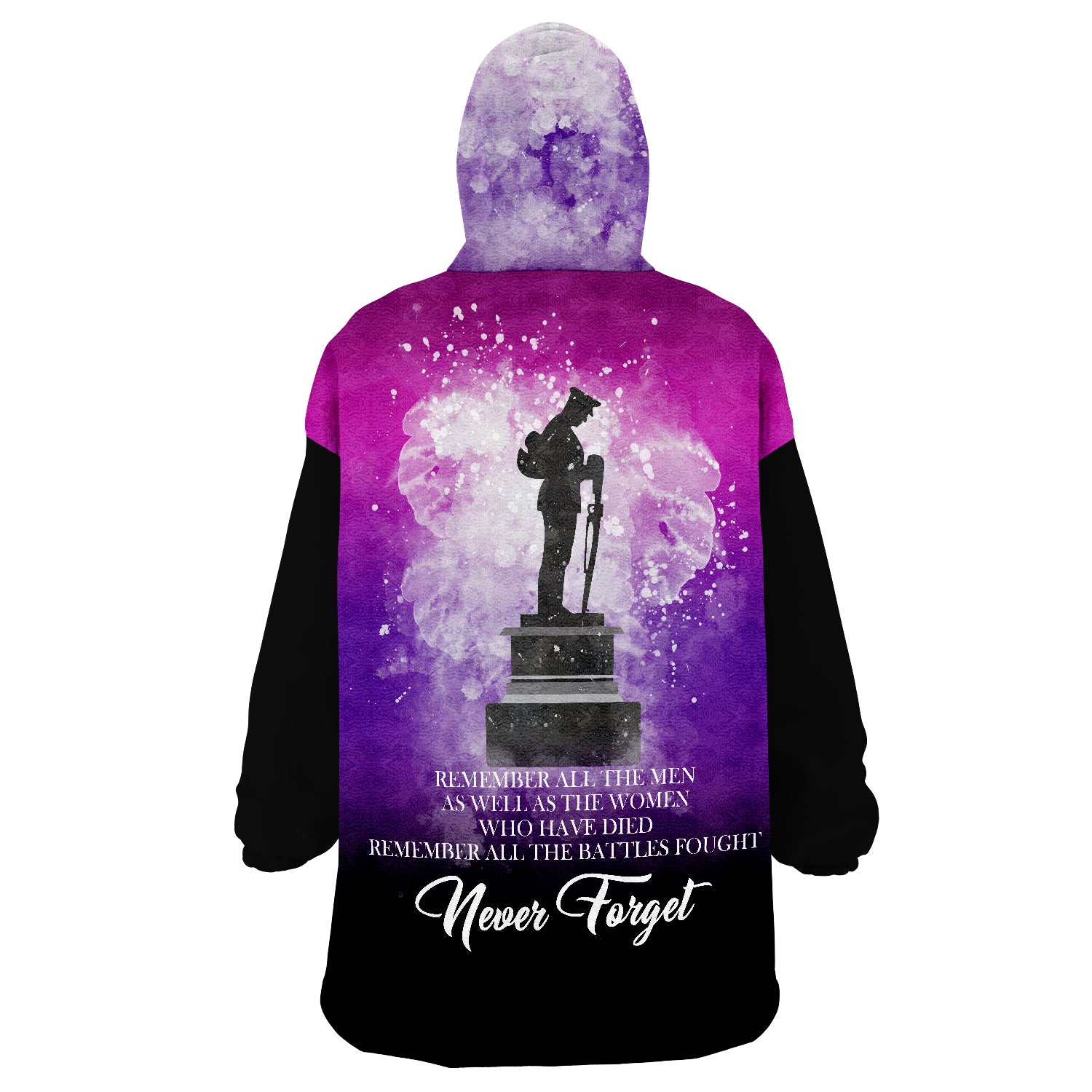 ANZAC Day 2021 - Remembrance Day Wearable Blanket Hoodie - Vibe Hoodie Shop