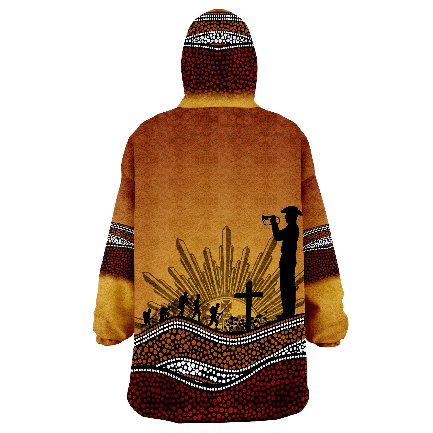 ANZAC Day Our Heroes Wearable Blanket Hoodie - Vibe Hoodie Shop